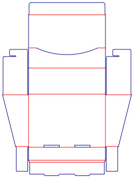 斜面多功能展示盒